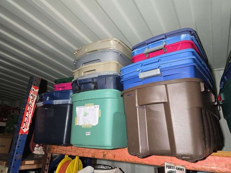 TOTES, NO LIDS.