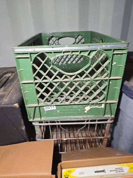 MILK CRATES.