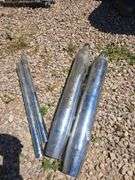 CHROME MOTORCYCLE EXHAUST PARTS.