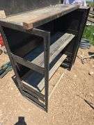 METAL SHELVING.