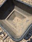 PULL BEHIND SEED/FERTILIZER SPREADER. BAD TIRES.