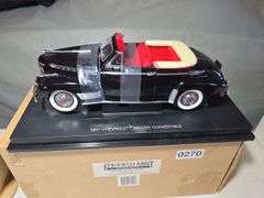 1941 CHEVY DELUXE CONVERTIBLE MODEL CAR.