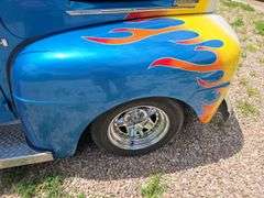 1948 FORD F-1 SHOW TRUCK. 2WD. GOOD TIRES. FEW DINGS. SHOWS 6803 MILES. FORD 9" REAR END. MUSTANG II FRONT END. 1979 302CI FORD V8. AOD AUTOMATIC WITH OVERDRIVE TRANS. RUNS AND DRIVES FAST! EDELBROCK 4BBL CARB, HIGH RISE INTAKE.  NEW WATER PUMP. SHAVED DOOR HANDLES, 2 FOBS. MATCHING GO CART, 5HP, RIDE ON THE BOX. 250LB CAPACITY. ***THIS VEHICLE SELLS WITH TITLE***