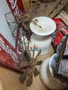 COCA-COLA LIGHT FIXTURE GLASS, HOUSEHOLD STUFF.