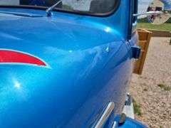 1948 FORD F-1 SHOW TRUCK. 2WD. GOOD TIRES. FEW DINGS. SHOWS 6803 MILES. FORD 9" REAR END. MUSTANG II FRONT END. 1979 302CI FORD V8. AOD AUTOMATIC WITH OVERDRIVE TRANS. RUNS AND DRIVES FAST! EDELBROCK 4BBL CARB, HIGH RISE INTAKE.  NEW WATER PUMP. SHAVED DOOR HANDLES, 2 FOBS. MATCHING GO CART, 5HP, RIDE ON THE BOX. 250LB CAPACITY. ***THIS VEHICLE SELLS WITH TITLE***