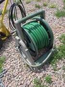 HOSE REEL WITH HOSE.