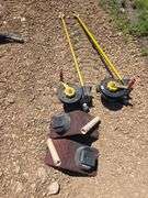 2- HAND CRANK DOWNRIGGERS WITH MOUNTS.