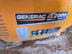GENERAC 2000 GENERATOR. RUNS GOOD.