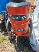 ALKOTA 120AX4 ELECTRIC PRESSURE WASHER WITH DIESEL BURNER AND HOSE REEL. OWNER STATES IT WORKS.