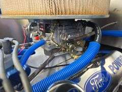1948 FORD F-1 SHOW TRUCK. 2WD. GOOD TIRES. FEW DINGS. SHOWS 6803 MILES. FORD 9" REAR END. MUSTANG II FRONT END. 1979 302CI FORD V8. AOD AUTOMATIC WITH OVERDRIVE TRANS. RUNS AND DRIVES FAST! EDELBROCK 4BBL CARB, HIGH RISE INTAKE.  NEW WATER PUMP. SHAVED DOOR HANDLES, 2 FOBS. MATCHING GO CART, 5HP, RIDE ON THE BOX. 250LB CAPACITY. ***THIS VEHICLE SELLS WITH TITLE***