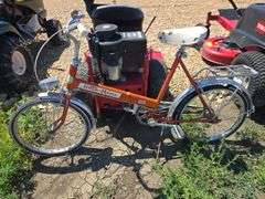 JC PENNEY AUTO MINI KIDS BIKE. FOLDING.