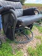 CHAIR AND FOOT STOOL.