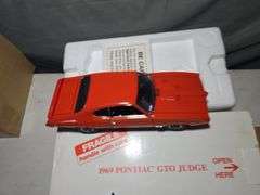 1969 PONTIAC GTO JUDGE DIE-CAST CAR.