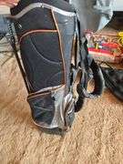 KIDS LEFT HAND GOLF CLUBS AND A FEW ADULT RIGHT HAND GOLF CLUBS.