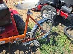 JC PENNEY AUTO MINI KIDS BIKE. FOLDING.