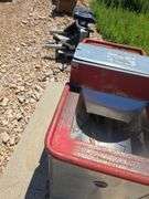 HOSKINS AUTO WATERER WITH HEATER. WITH SLAB OF CONCRETE.