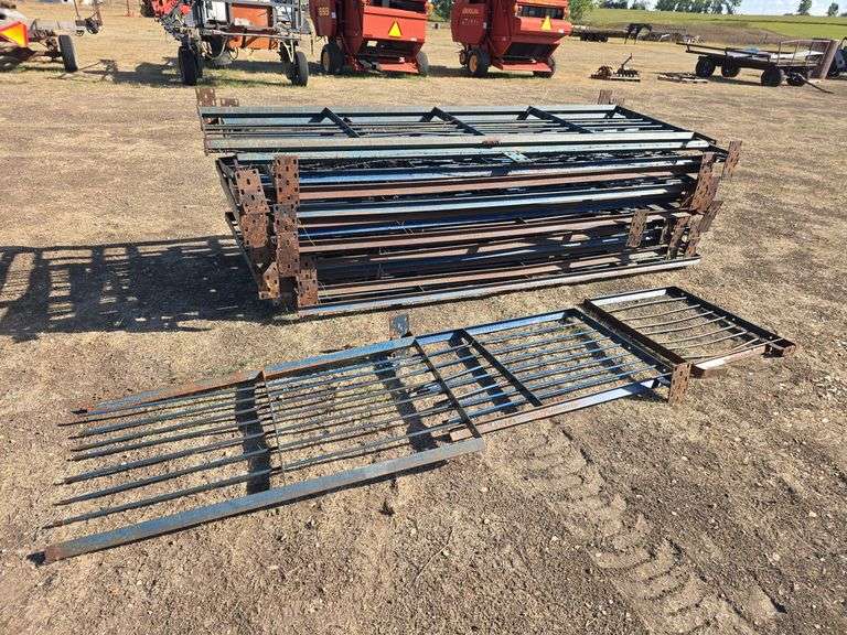 15- SHEEP/ HOG PANELS AND A FEW EXTRA PIECES. APPROX 10FT LONG. SO MUCH PER PANEL TIMES 15