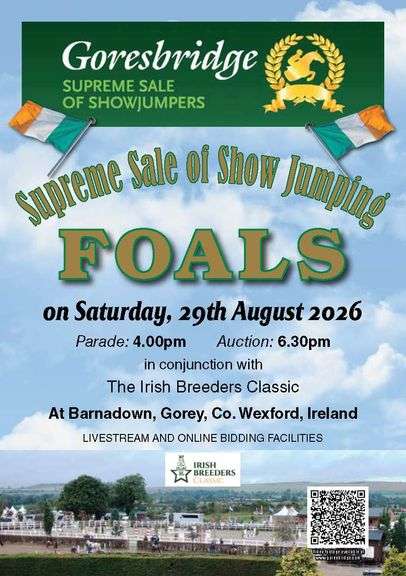 Supreme Sale of Showjumping Foals 2026