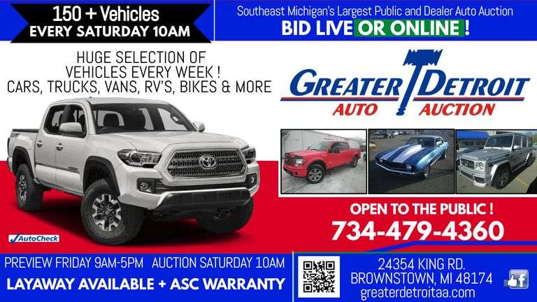 November 1st Auto Auction