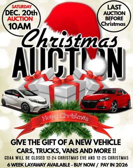 DECEMBER 20th Christmas Auction
