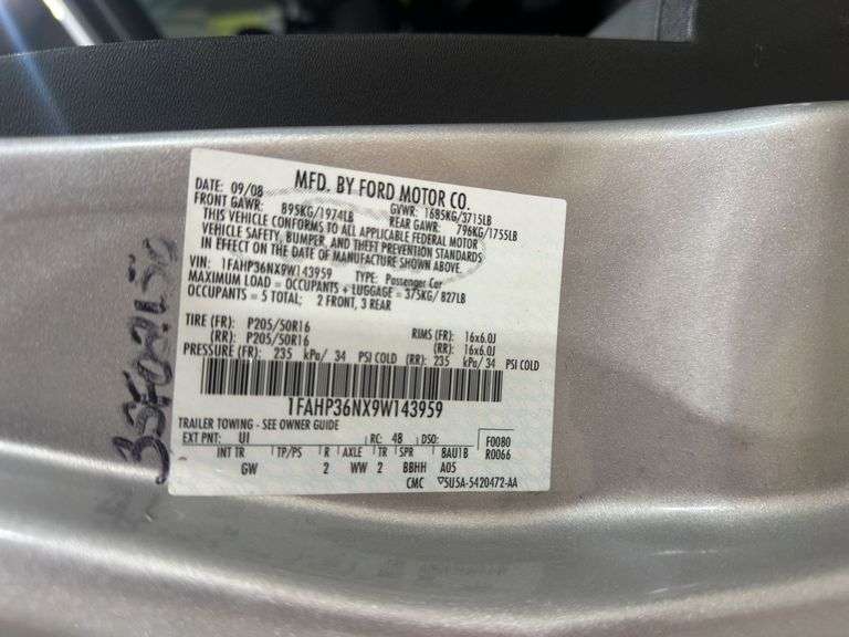 2009  FORD  Focus  SES