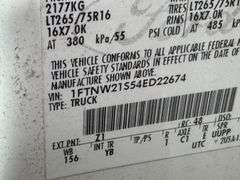2004 FORD F-250 SUPER DUTY XL 1FTNW21S54ED22674 VMI-2517-1620-MI