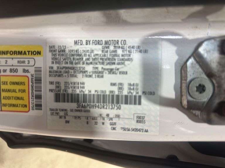 2013  FORD  Fusion  SE