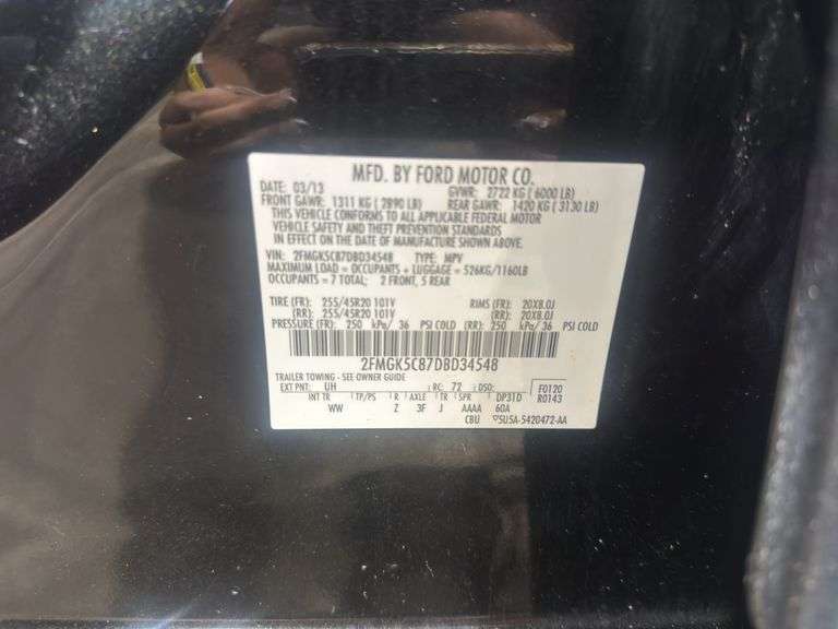 2013  FORD  Flex  SEL