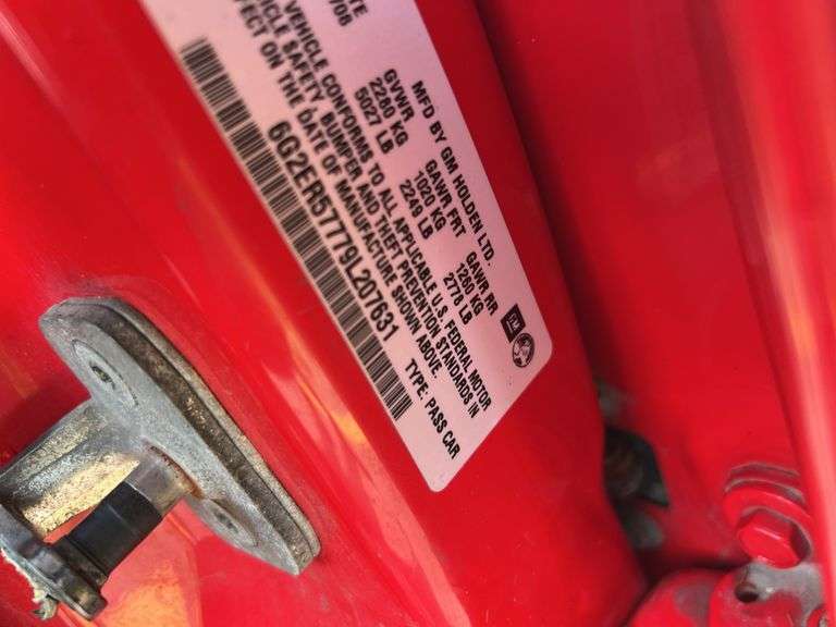 2009 PONTIAC G8 Base 6G2ER57779L207631