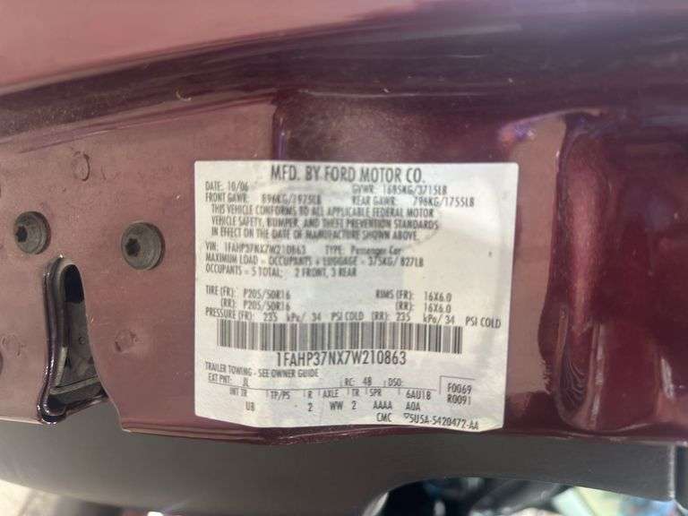 2007  FORD  Focus  SES