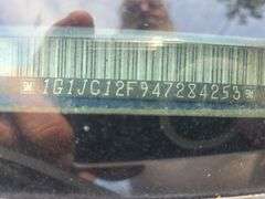 2004 CHEVROLET Cavalier NO TRIM 1G1JC12F947284253 MIW-2529-0262-MI