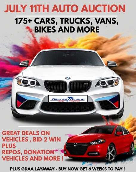 JULY 11th Auto Auction