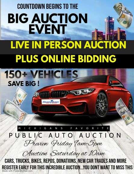 OCTOBER 24TH Auto Auction