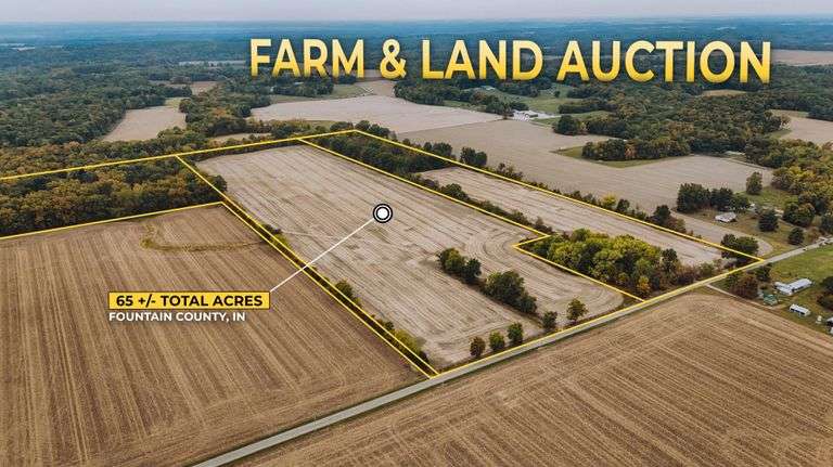 67 +/- Acres Fountain County Farm Auction 