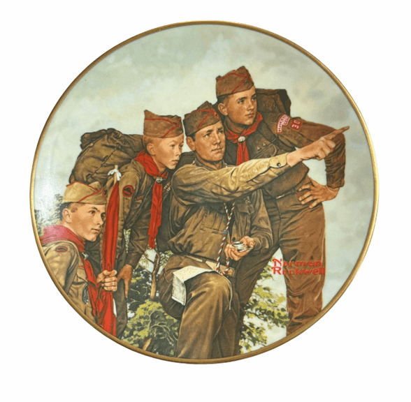 Limited Edition Norman Rockwell Plate