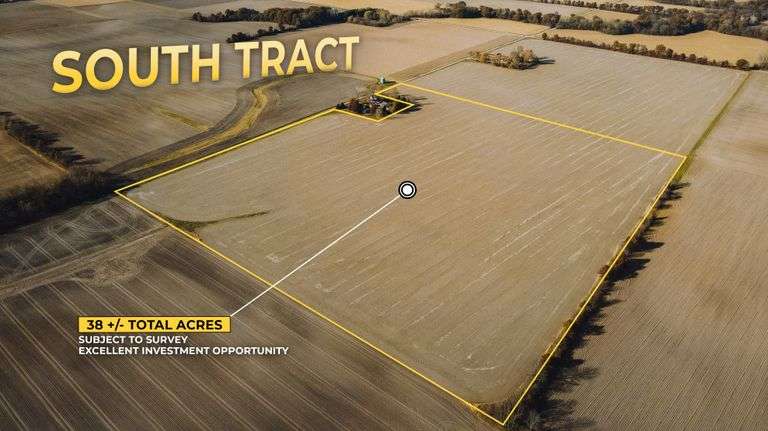 SOUTH TRACT: 38 +/- ACRES
