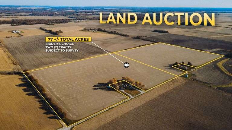 77 +/- Acres Shelby County, Illinois Buyer's Choice Auction 