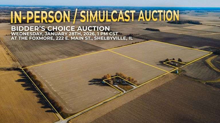 77 +/- Acres Shelby County, Illinois Buyer's Choice Auction 