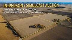 77 +/- Acres Shelby County, Illinois Buyer's Choice Auction 