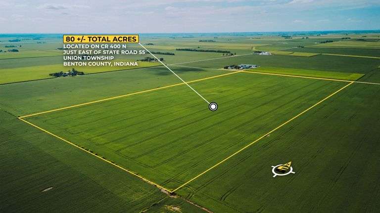 80 +/- Acres Benton County, Indiana Farm Auction