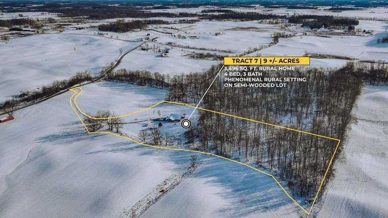 9 +/- Acres w/ House