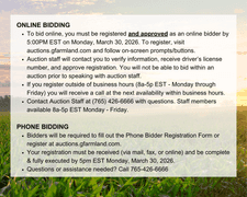 602 +/- Acres West Central Indiana - Buyer's Choice Auction