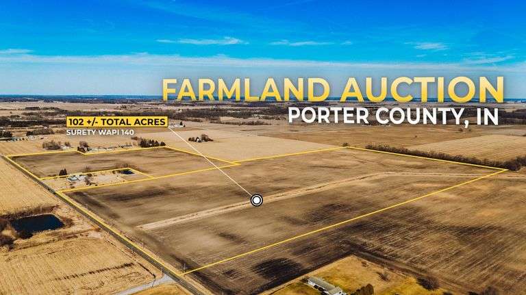 102+/- Acres Porter County, Indiana Farm Auction 