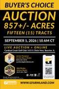 856.8+/- Acre Buyer's Choice Auction | Beecher, Illinois