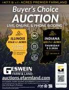 856.8+/- Acre Buyer's Choice Auction | Beecher, Illinois