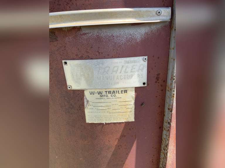 W-W Bumper Pull Horse Trailer