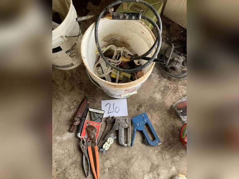 Bucket of Misc. Tools