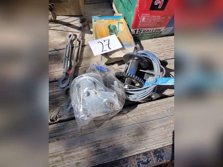 Hand Winches and Turnbuckles