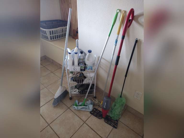 Various Cleaning Supplies