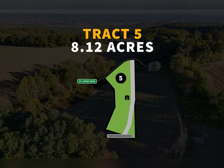 Tract 5 — 8.12 Acres + Pole Barn